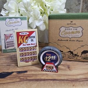 Hallmark Kiddie Car Corner Collection Sidewalk Sales Signs